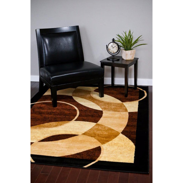 Persianrugs Modern Brown Area Rug & Reviews Wayfair